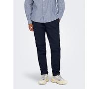 Only & Sons Only & Sons - Pantalon de vestir de hombre estilo chino slim fit. Azul marino Talla 30 - Largo 32