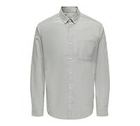 ONLY & SONS Shirt Onsalvaro Slim LS Oxford-Camiseta Noos Frml, Blanco (Sea Spray), XS Hombres