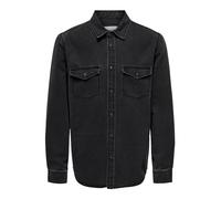 ONLY & SONS ONSBANE Denim 3247 DNM Camiseta Noos, Dark Grey Denim, XL