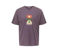 ONLY & SONS Onsbeane Rhaba SS RLX tee, Black Plum, L