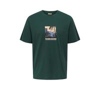 ONLY & SONS Onsbeane Rhaba SS RLX tee, Dark Sea, S