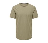 ONLY & SONS Onsbenne Longy SS Nf 7822 Noos-Camiseta de Manga Corta, Beige, L para Hombre