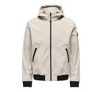 ONLY & SONS Onsbowie Bomber OTW Chaqueta Softshell para hombre, Forro plateado., M