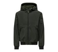 ONLY & SONS Onsbowie Bomber OTW Chaqueta Softshell para hombre, verde oscuro, M