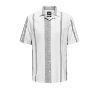 ONLY & SONS Onscaiden SS Stripe Linen Resort Noos - Camiseta para Hombre, Bailarino Di Nuvola, XXL