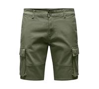 ONLY & SONS Onscam Stage Cargo Shorts 6689 Life Noos Pantalones Cortos, Deep Lichen Green, S Hombres