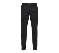 Only & Sons Pantalón plisado 'Cam' negro, Talla 46