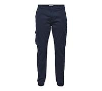 Only & Sons Onscam Stage Cargo Cuff Life 6687 Noos Pantalones Cargo, Azul Oscuro, 36W / 36L Hombre