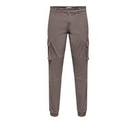 Only & Sons Onscam Stage Cargo Cuff Life 6687 Noos Pantalones Cargo, Halcón, 36W / 34L Hombre