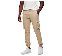 ONLY & SONS Onscam Stage Cargo Cuff Pg 6687 Pantalón, Beige, 33W / 30L Hombres