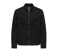 ONLY & SONS Onscassel 6039 PIM Box DNM Jacket Noos, Black Denim, L, Black Denim, L