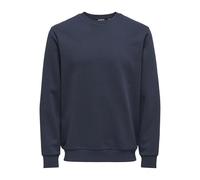 Only & Sons Sudadera de cuello redondo Ceres life. Talla S. Color Azul