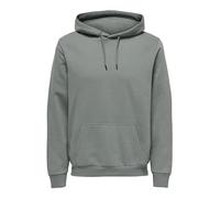 Only & Sons Onsceres Life - Sudadera con Capucha Sudadera con Capucha Hombre, Castor Gray., L