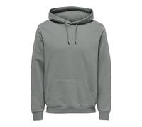 ONLY & SONS Onsceres Life - Sudadera con Capucha Sudadera con Capucha, Hombre, Castor Gray, XL