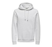 ONLY & SONS Onsceres Noos - Sudadera con Capucha, Super Light Grey Melange, S