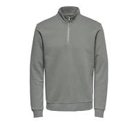 ONLY & SONS Onsceres - Sudadera con Media Cremallera, Castor Gray., XXL