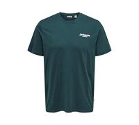 ONLY & SONS Onschris Life Reg SS tee, Dark Sea, L Hombres