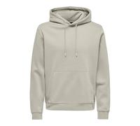 ONLY & SONS Onsconnor Reg Sudadera con Capucha Noos, Forro Plateado, S para Hombre