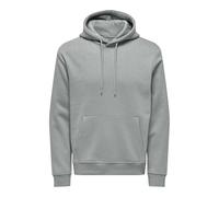 ONLY & SONS Onsconnor Reg Sudadera con Capucha Noos, Mirage Gray, S