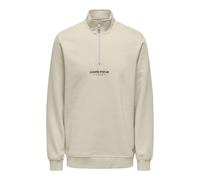 ONLY & SONS ONSCURATED REG - Sudadera con Media Cremallera, Forro Plateado., M