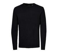 ONLY & SONS Onsdan 7 Structure Crew Neck Noos suéter, Negro (Black Black), Medium para Hombre