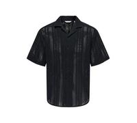 Only & Sons Onsdani Crochet SS T-Shirt Noos, Jet Black, L Hombres, Jet Negro, L