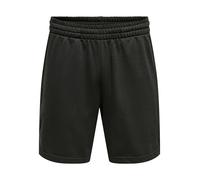 ONLY & SONS Onsdavid Pantalones Cortos de chándal para Hombre, Negro, L