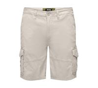 Only & Sons Onsdean-Mike Life 0032 Noos-Pantalones Cortos Cargo, Rayo de Luna, L para Hombre
