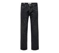 Only & Sons Onsedge Loose Blk 6985 Dnm Jeans Noos Jeans, Hombre, Black Denim, 31W / 34L