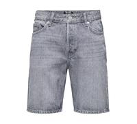 ONLY & SONS Onsedge MG 2042 Azg Dnm Shorts Pantalones Cortos Vaqueros, Medium Grey Denim, L Hombres