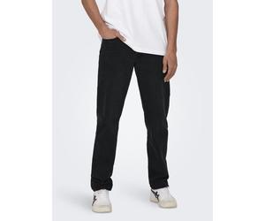 Only & Sons ONSEDGE STRAIGHT BLACK 6985 TAI DNM NOOS 31 X 32 Negro