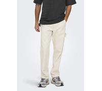 ONLY & SONS Onsedge Straight Car Ecru1088pimdnm Noos Jeans, Crudo, 31W x 32L para Hombre