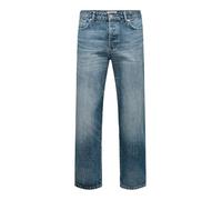 ONLY & SONS Onsedge Straight MB Green 2341 Tai Dnm Jeans, Medio De Mezclilla Azul, 33W x 32L Hombres