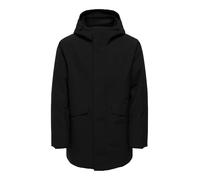 ONLY & SONS Onsenrico Waterproof Stretch Parka OTW Black M, Negro, M