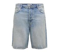 ONLY & SONS ONSFADE MBD 9085 AZG DNM - Pantalones Cortos, Medio De Mezclilla Azul, XL