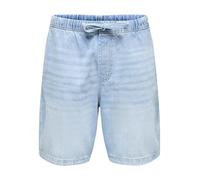 Only & Sons Onsfade Strings LB 6292 Dnm Shorts Short, Azul Jeans Claro, M para Hombre