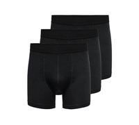 ONLY & SONS ONSFITZ Bamboo Trunk Logo 3PCK Noos Bóxer, Black, L (Pack de 3) para Hombre