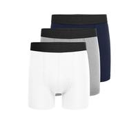 ONLY & SONS ONSFITZ Bamboo Trunk Logo 3PCK Noos Bóxer, White/Pack:1X White + 1X LGM + 1X Navy Blazer, XL 3 para Hombre