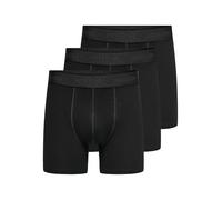 Only & Sons Onsfitz Noos-Juego de 3 Troncos sólidos Bóxer, Negro/Detalles: Cintura Negra y Logo Negro, XL para Hombre
