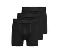 Only & Sons Onsfitz Noos-Juego de 3 Troncos sólidos Bóxer, Negro/Detalles: Cintura Negra y Logo Negro, XXL para Hombre
