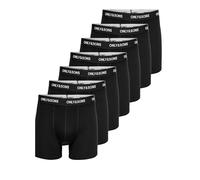 Only & Sons Calzoncillos Tipo bóxer para Hombre, Negro/Detalle: Cintura Negra y Logotipo Blanco, M