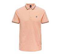 ONLY & SONS Onsfletcher Slim SS Polo Noos, Muskmelon, M para Hombre