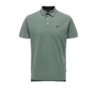 ONLY & SONS Onsfletcher Slim SS Polo Noos para Hombre, Verde Oscuro, L