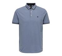 Only & Sons Onsfletcher Slim SS Polo Noos, Piedra, M para Hombre