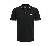 Only & Sons Onsfletcher Slim Ss Polo Noos Polo, Hombre, Black Bright White Contrast Stripe, L