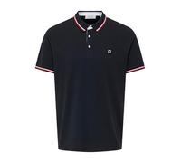 ONLY & SONS Onsfletcher Slim SS Polo Noos, Rayas de Contraste Azul Marino Oscuro Blanco Brillante y Rojo ardiente, XS para Hombre