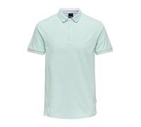 Only & Sons Camiseta 'ONSFletcher' aqua / blanco M aqua / blanco