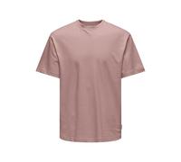 ONLY & SONS Onsfred Life RLX SS tee Noos, Ash Rose, XS Hombres