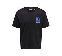 Only & Sons ONSFRED PLATINI RLX SS TEE XL Negro