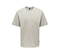 ONLY & SONS Onsfred RLX SS tee Noos Camiseta, Forro Plateado, XXL para Hombre